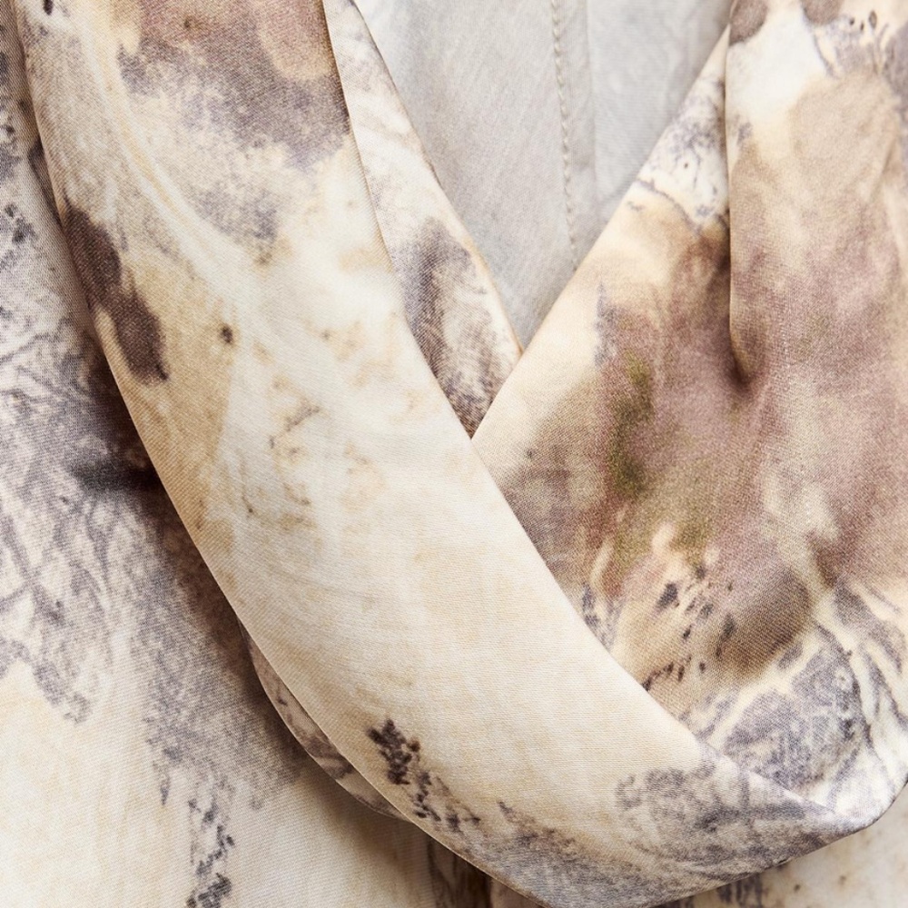 Zara ZW Collection Silky Animal Printed Dress - Picture 4 of 5